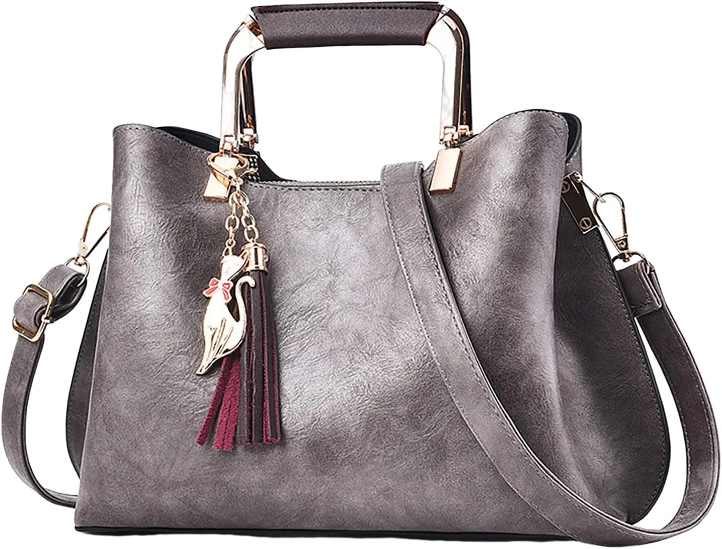 Valentines Day Gifts Tote Bag For Women Elegant Dumplings Handbags Ladies Purse Satchel Shoulder Bags Underarm Bag Leather Bag For Ladies