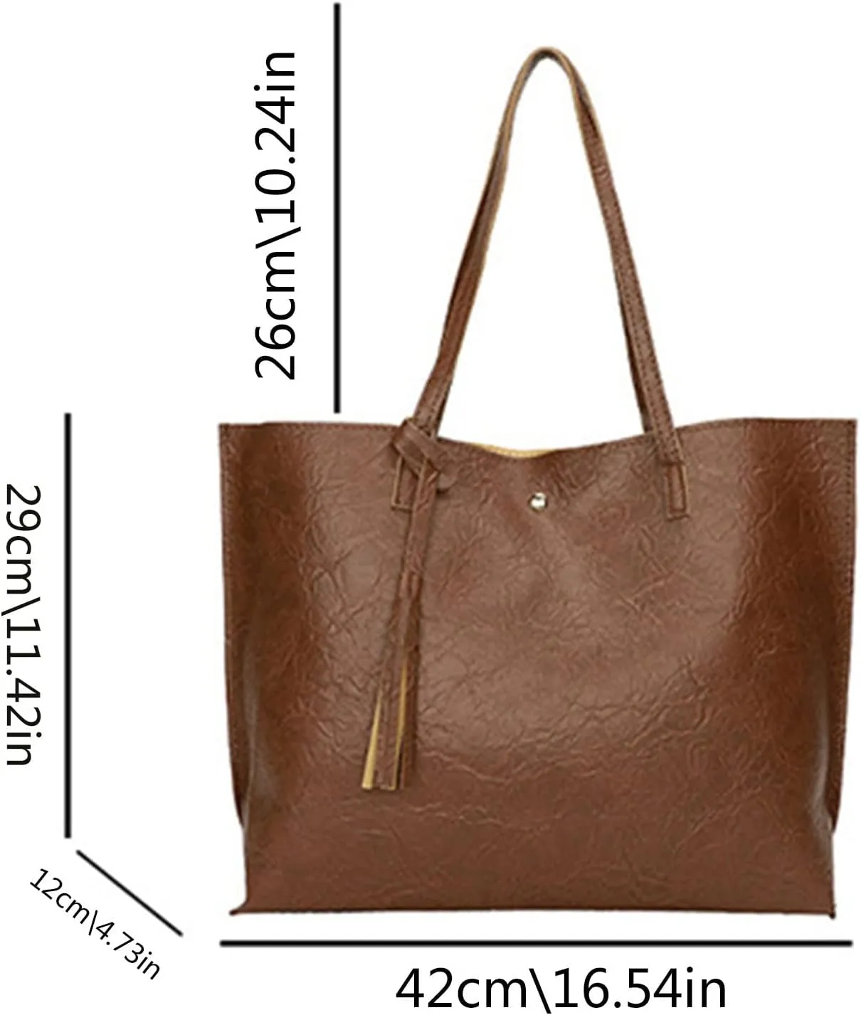 Vegan Leather Purses and Handbags for Women Shoulder Tote Bags Top Handle Satchel Bags Designer Purse for Women(One Size)