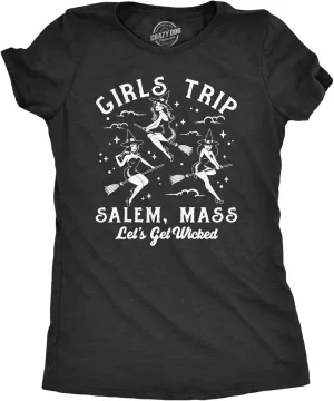 Wicked Womens T Shirts Funny Womens Tees with Witches and More Sarcastic Tees for Ladies