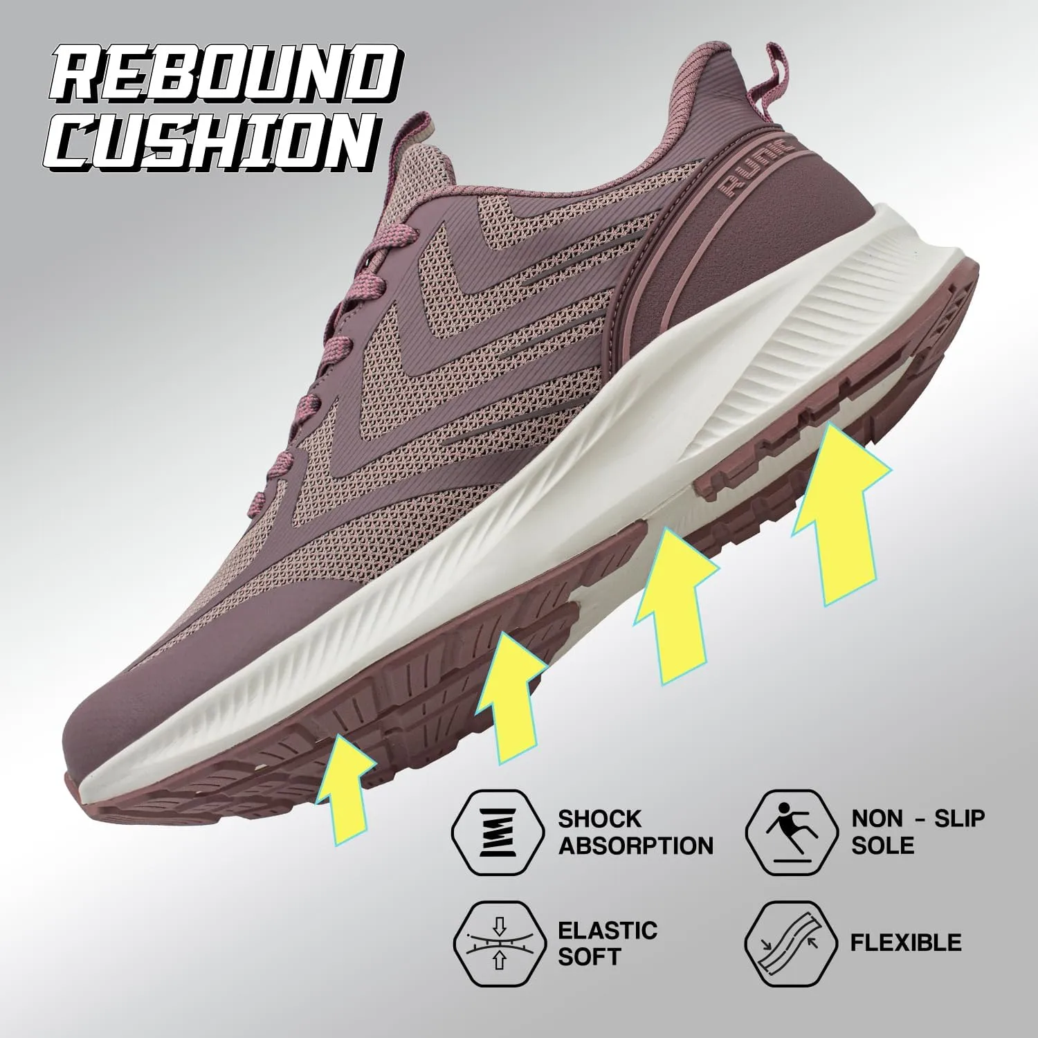 Wide Toe Box Sneakers for Women - Extra Wide Width Lightweight Running Shoes, Breathable Walking Tennis Shoes with Arch Support and Non-Slip Rubber Outsole