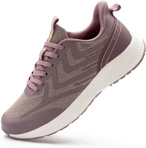 Wide Toe Box Sneakers for Women - Extra Wide Width Lightweight Running Shoes, Breathable Walking Tennis Shoes with Arch Support and Non-Slip Rubber Outsole