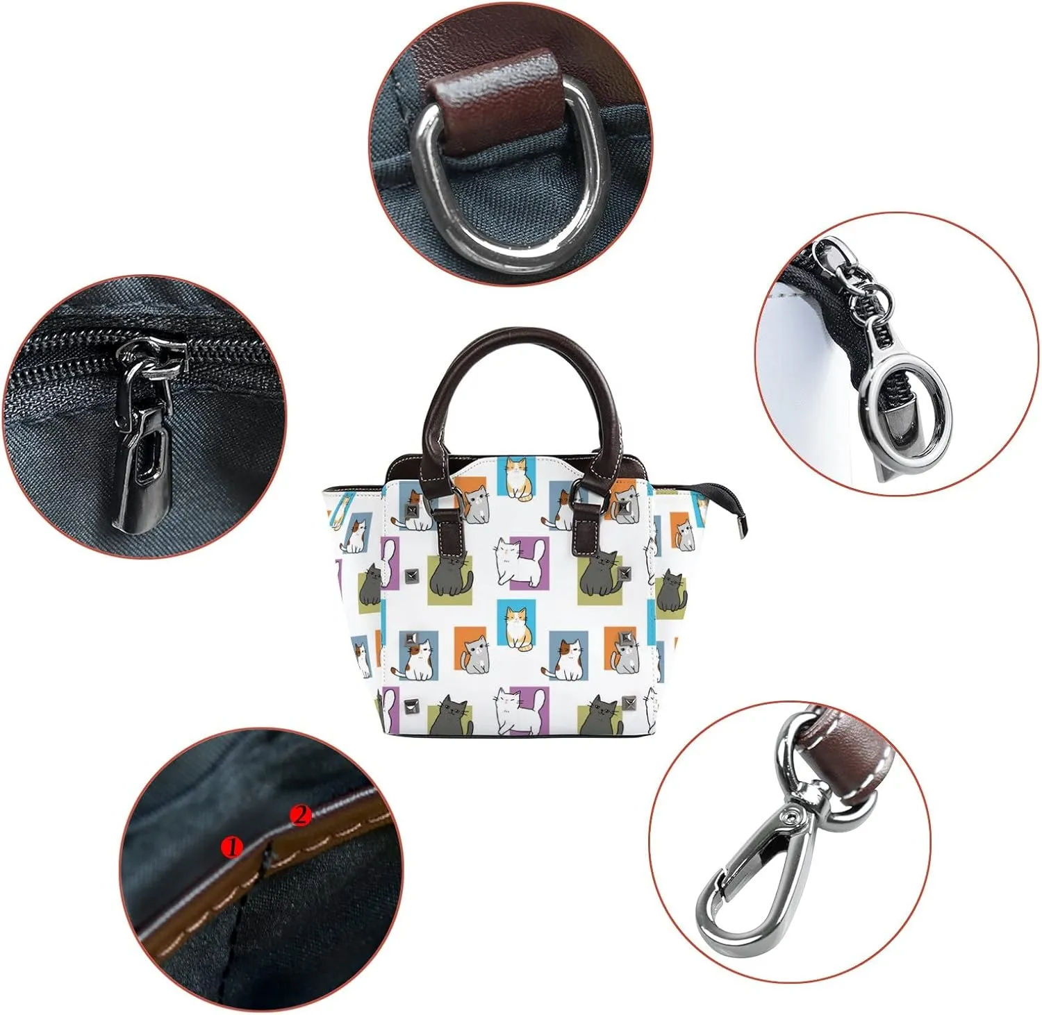 Women Handbags PU Leather Women Shoulder Bags Ladies Crossbody Bag Satchel Bags Purse for Women