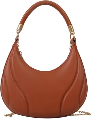 Women Shoulder Bag Fashion New Pattern Solid Color Retro Practical Large Capacity Zipper Messenger Bag (Brown, One Size)
