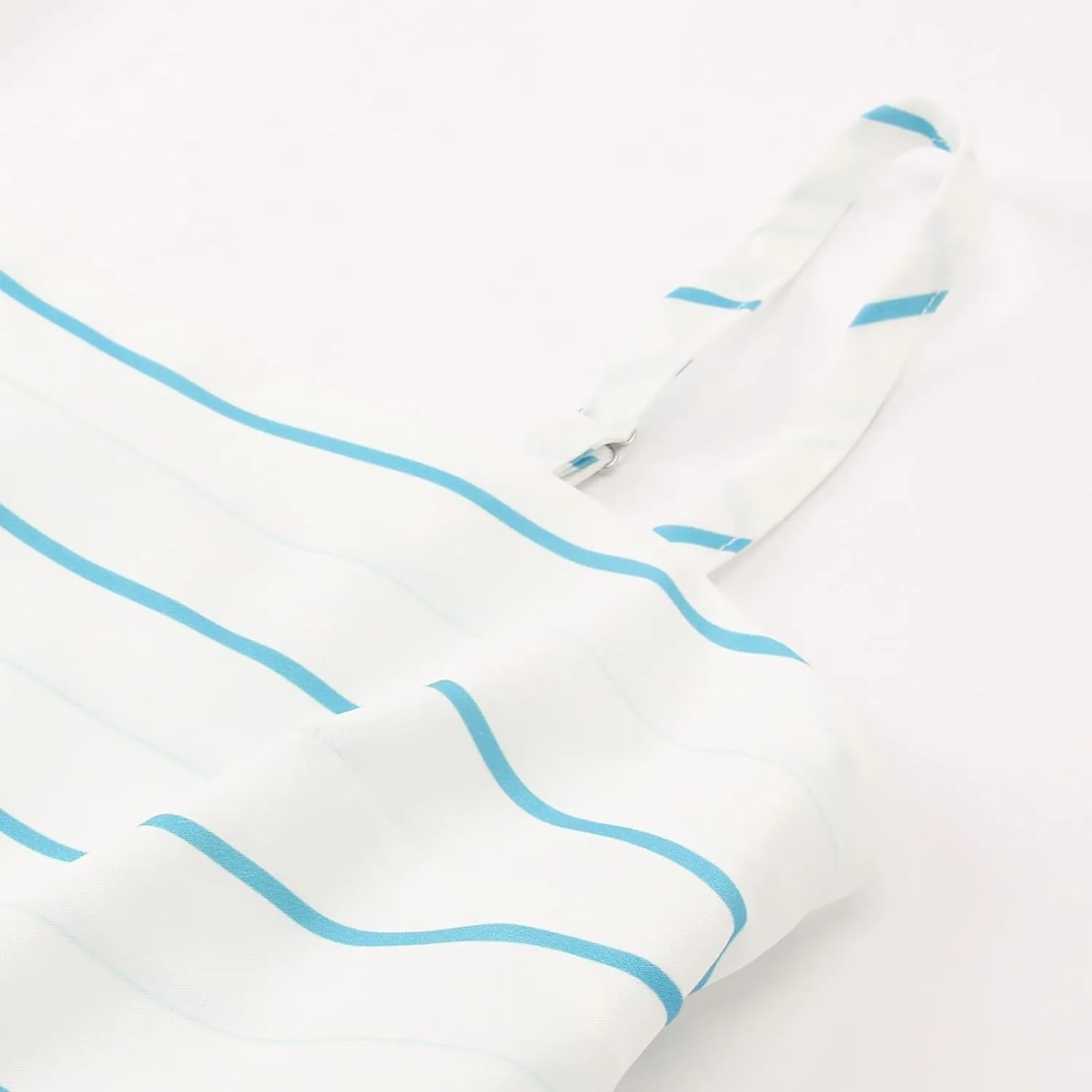 Women Stripe Sleeveless Camisole Dress Plus Size Backless Suspender Dress Summer Flowy Sundress Casual Party Dresses