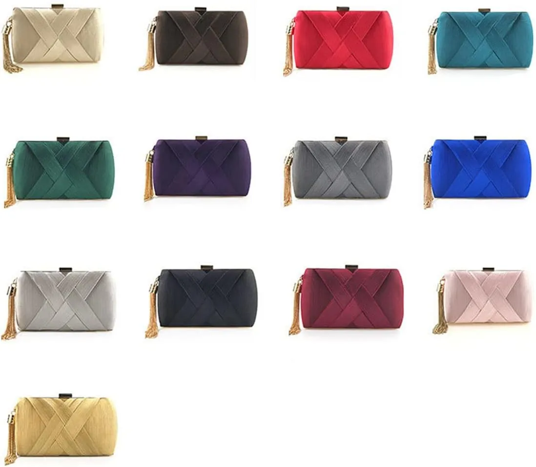Women Tassel Evening Bag Fashion Clutch Bag Party Purse
