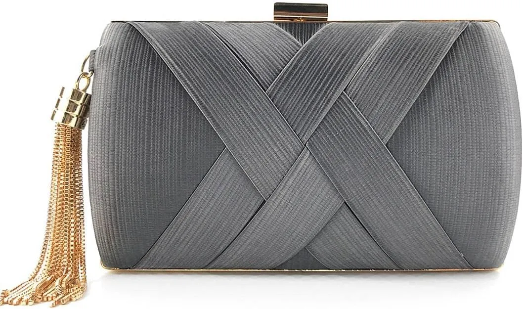 Women Tassel Evening Bag Fashion Clutch Bag Party Purse