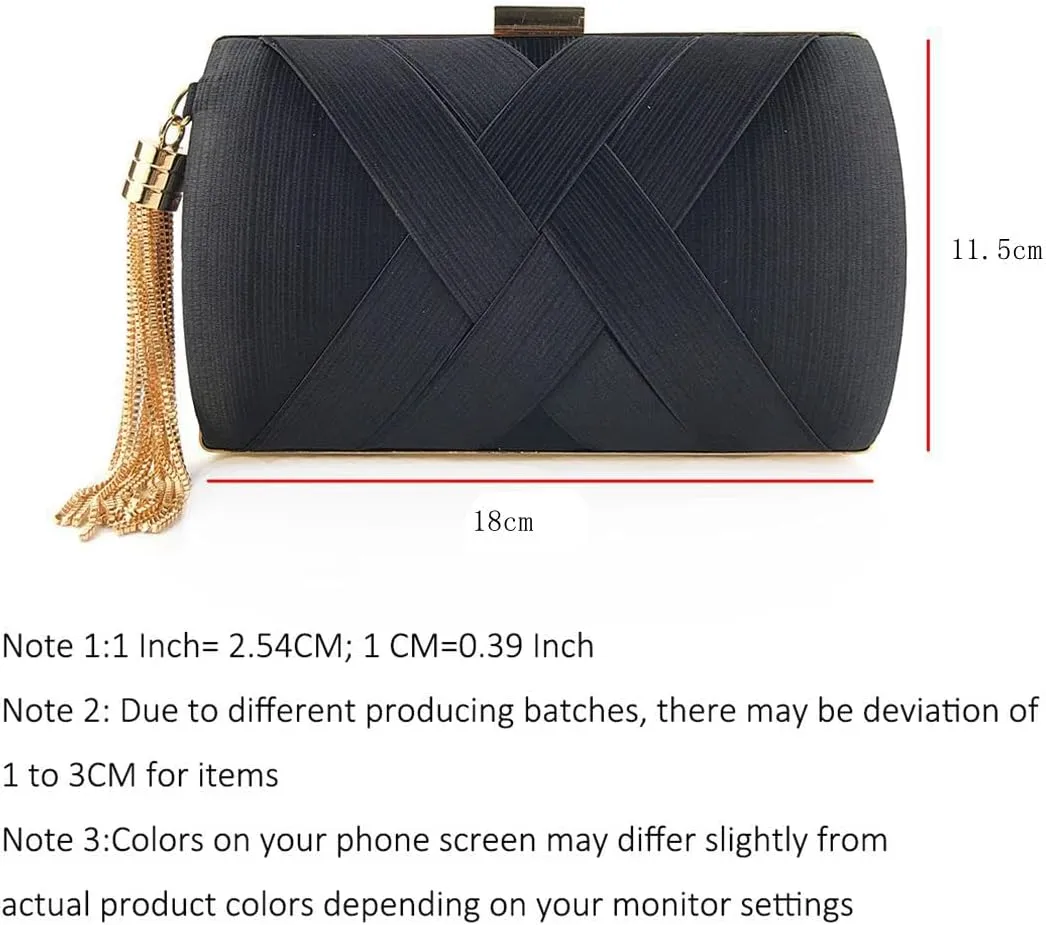 Women Tassel Evening Bag Fashion Clutch Bag Party Purse