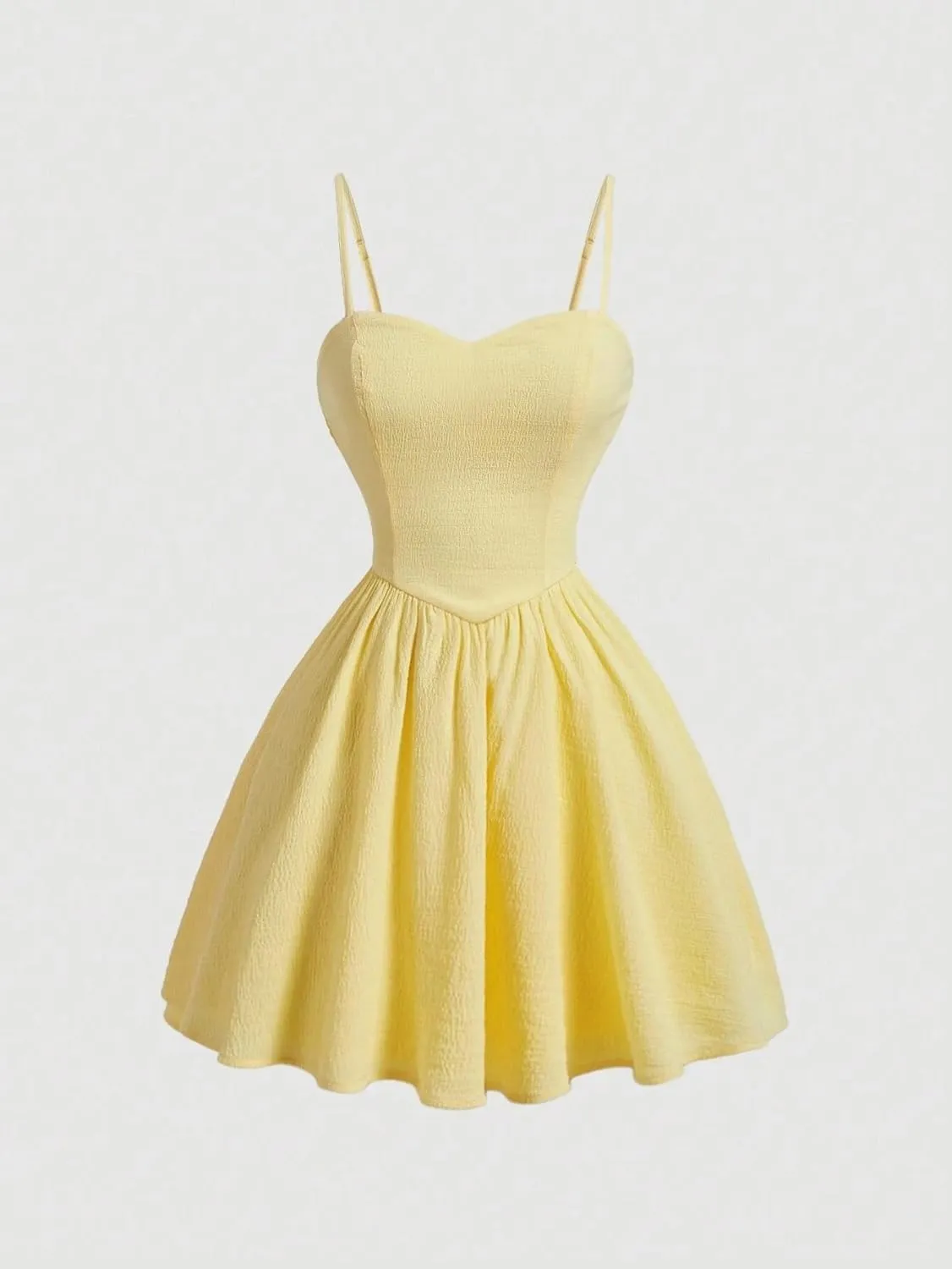 Women's Back Tie Bowknot Summer Dress, Pastel Backless Fashion Short Cami Dresses for Women