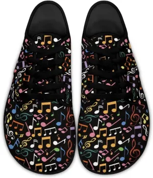 Womens Barefoot Wide Toe Box Sneakers Casual Non Slip Shoes Lightweight Lace Up Walking Workout Footwear
