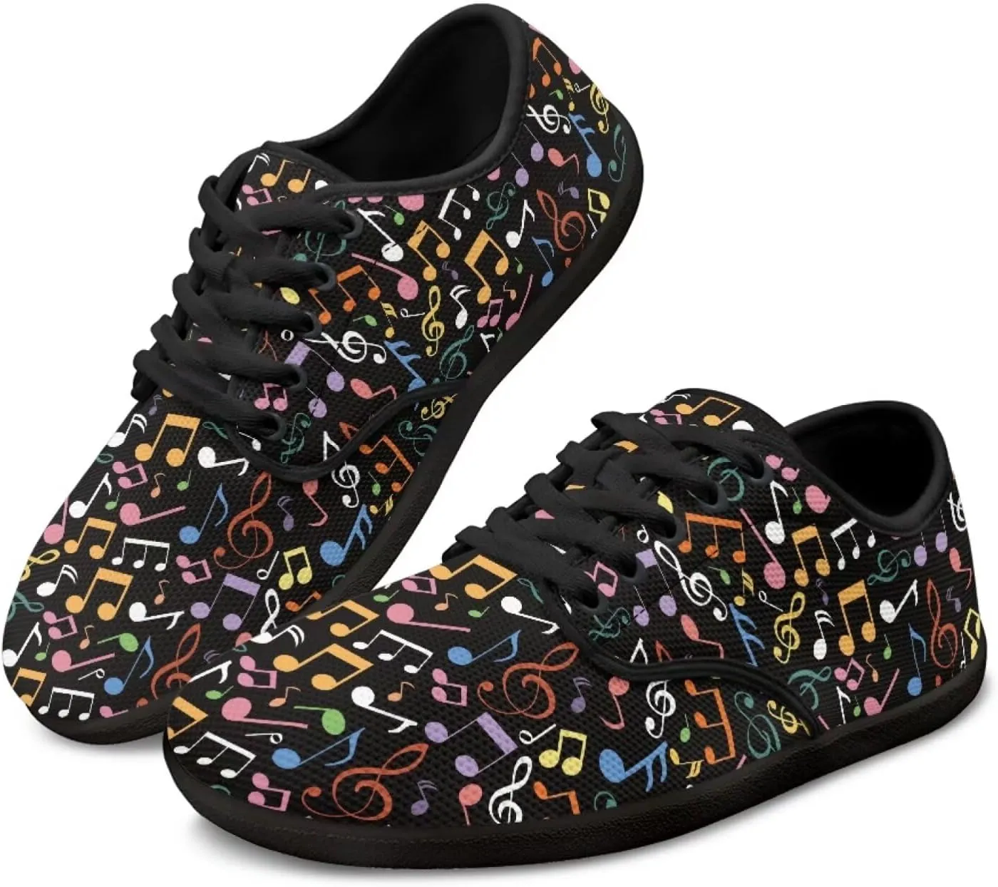 Womens Barefoot Wide Toe Box Sneakers Casual Non Slip Shoes Lightweight Lace Up Walking Workout Footwear