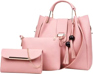 Women's Canvas Tote Bags with Zipper Tote Bags and Wallets Set Shoulder Satchel Handbags Fashion Beach Bag