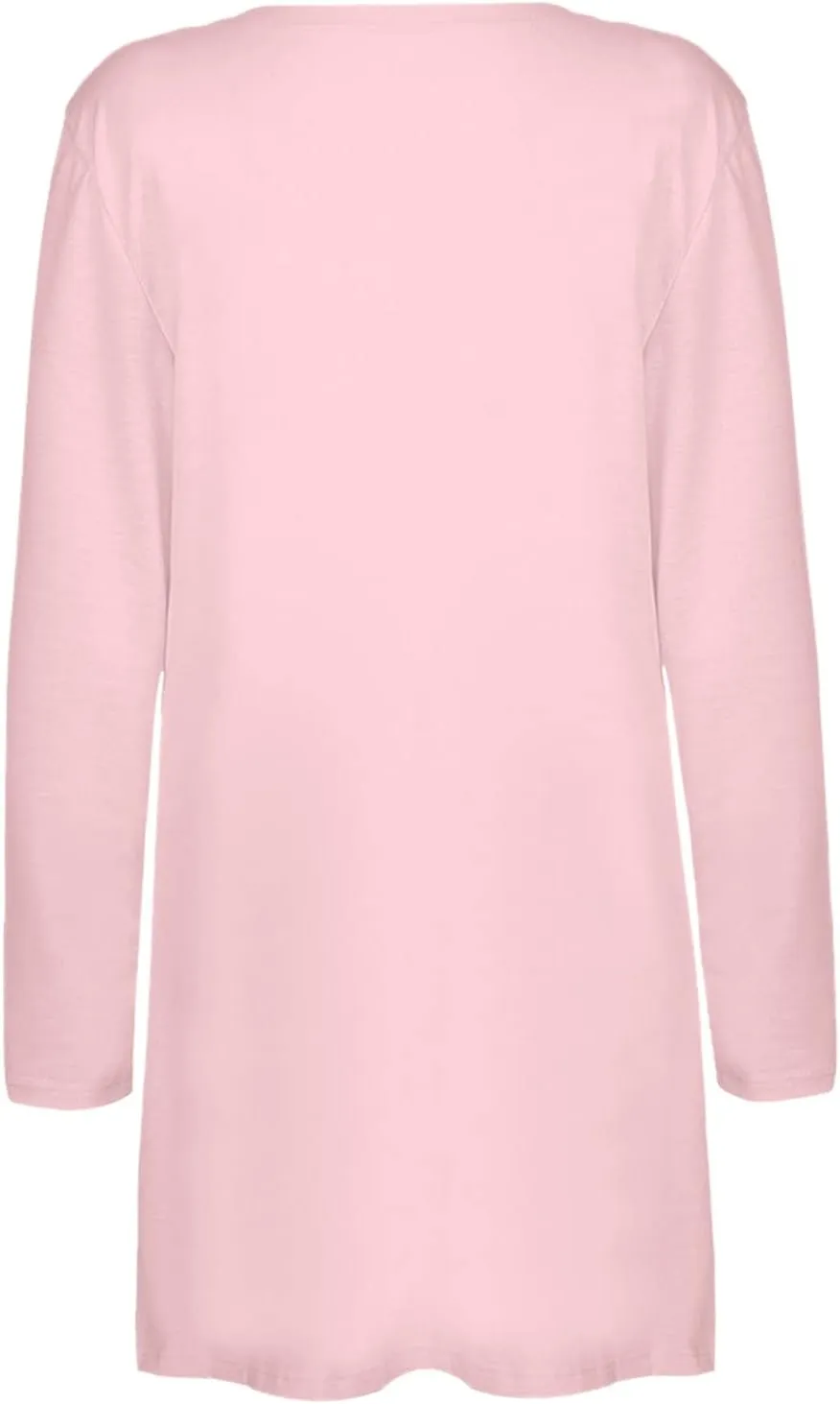 Women's Casual Open Front Cardigan Long Sweaters Plus Size Solid Color Long Sleeve Sweaters Outwear Coat with Pockets