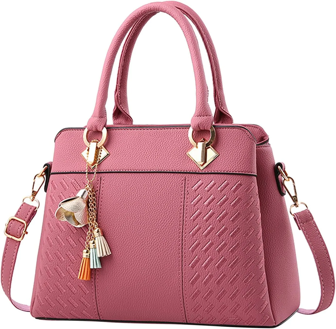 Womens Handbags Ladies Purse Satchel Shoulder Bags Roomy Fashion Tote Leather Bag Clear Purses And Handbags