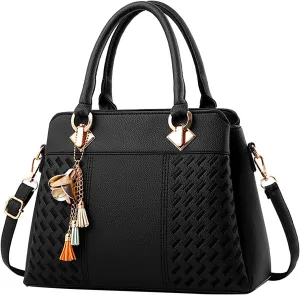 Womens Handbags Ladies Purse Satchel Shoulder Bags Roomy Fashion Tote Leather Bag Clear Purses And Handbags