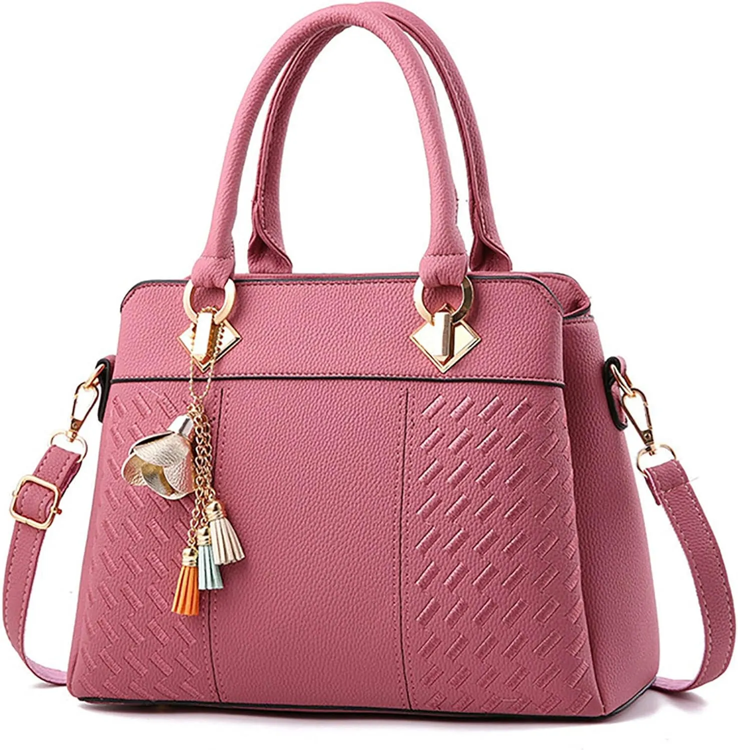 Womens Handbags Ladies Purse Satchel Shoulder Bags Roomy Fashion Tote Leather Bag Clear Purses And Handbags