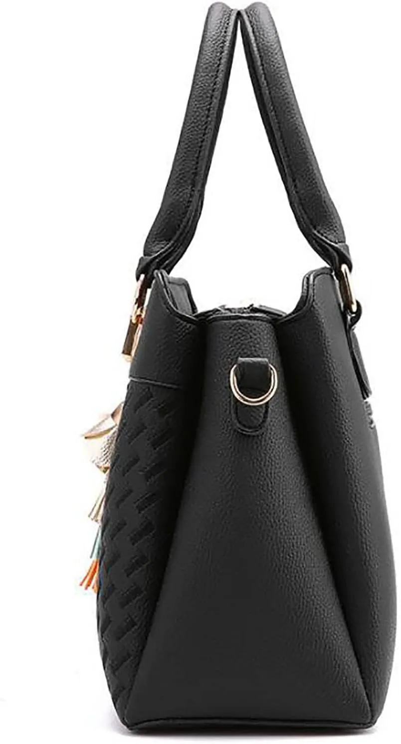 Womens Handbags Ladies Purse Satchel Shoulder Bags Roomy Fashion Tote Leather Bag Clear Purses And Handbags