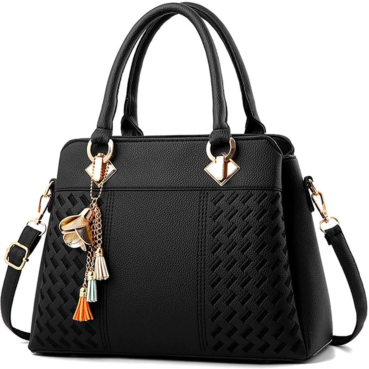 Womens Handbags Ladies Purse Satchel Shoulder Bags Roomy Fashion Tote Leather Bag Clear Purses And Handbags