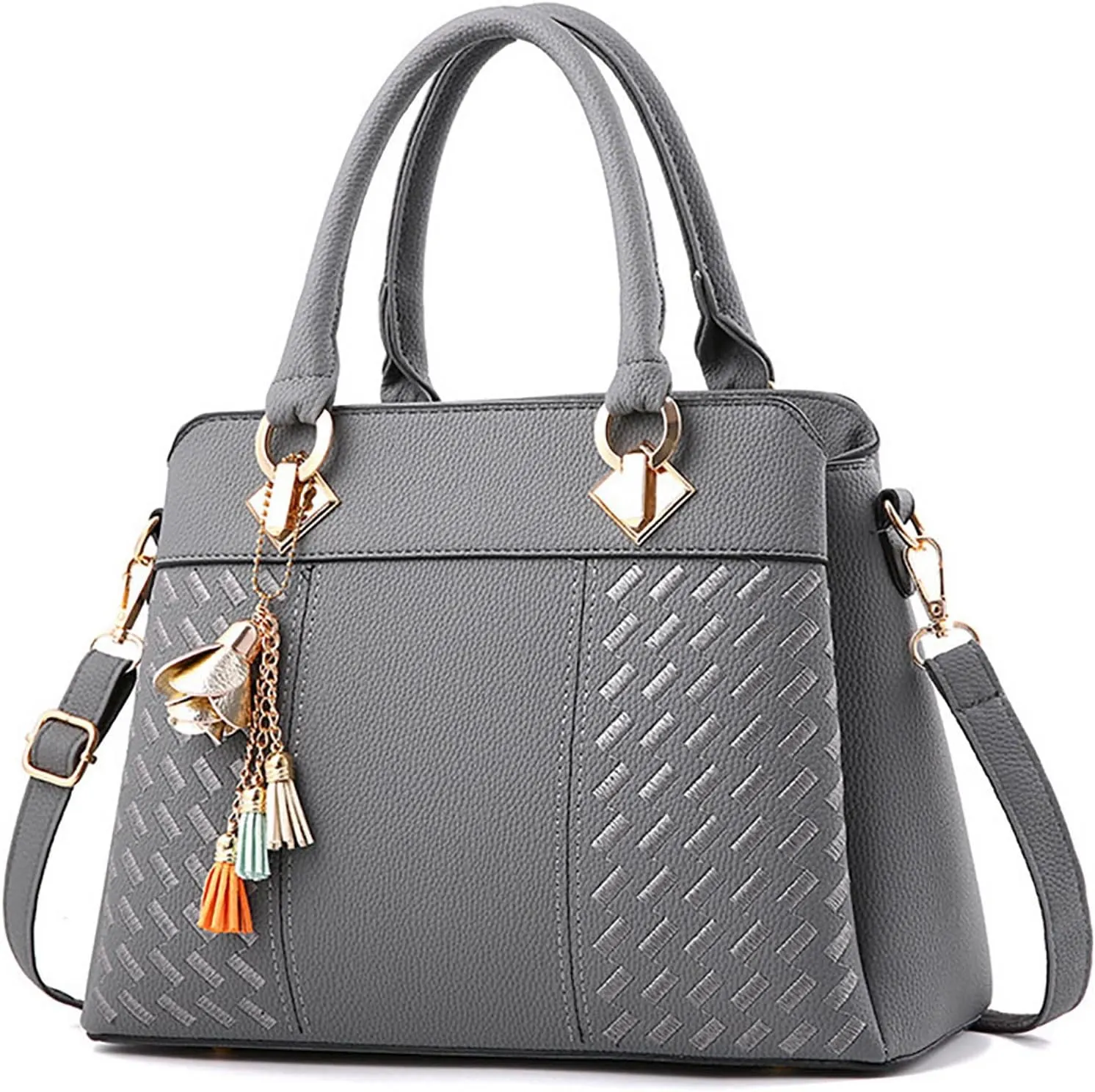 Womens Handbags Ladies Purse Satchel Shoulder Bags Roomy Fashion Tote Leather Bag Clear Purses And Handbags