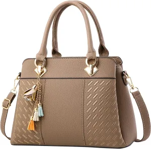 Womens Handbags Ladies Purse Satchel Shoulder Bags Roomy Fashion Tote Leather Bag Clear Purses And Handbags
