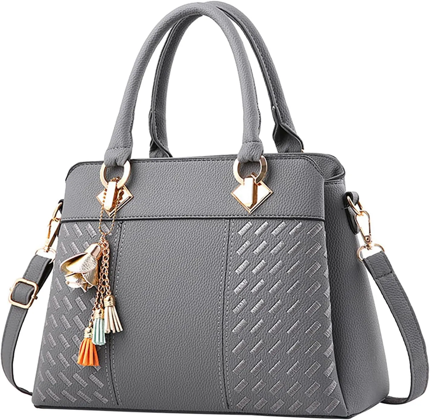Womens Handbags Ladies Purse Satchel Shoulder Bags Roomy Fashion Tote Leather Bag Clear Purses And Handbags