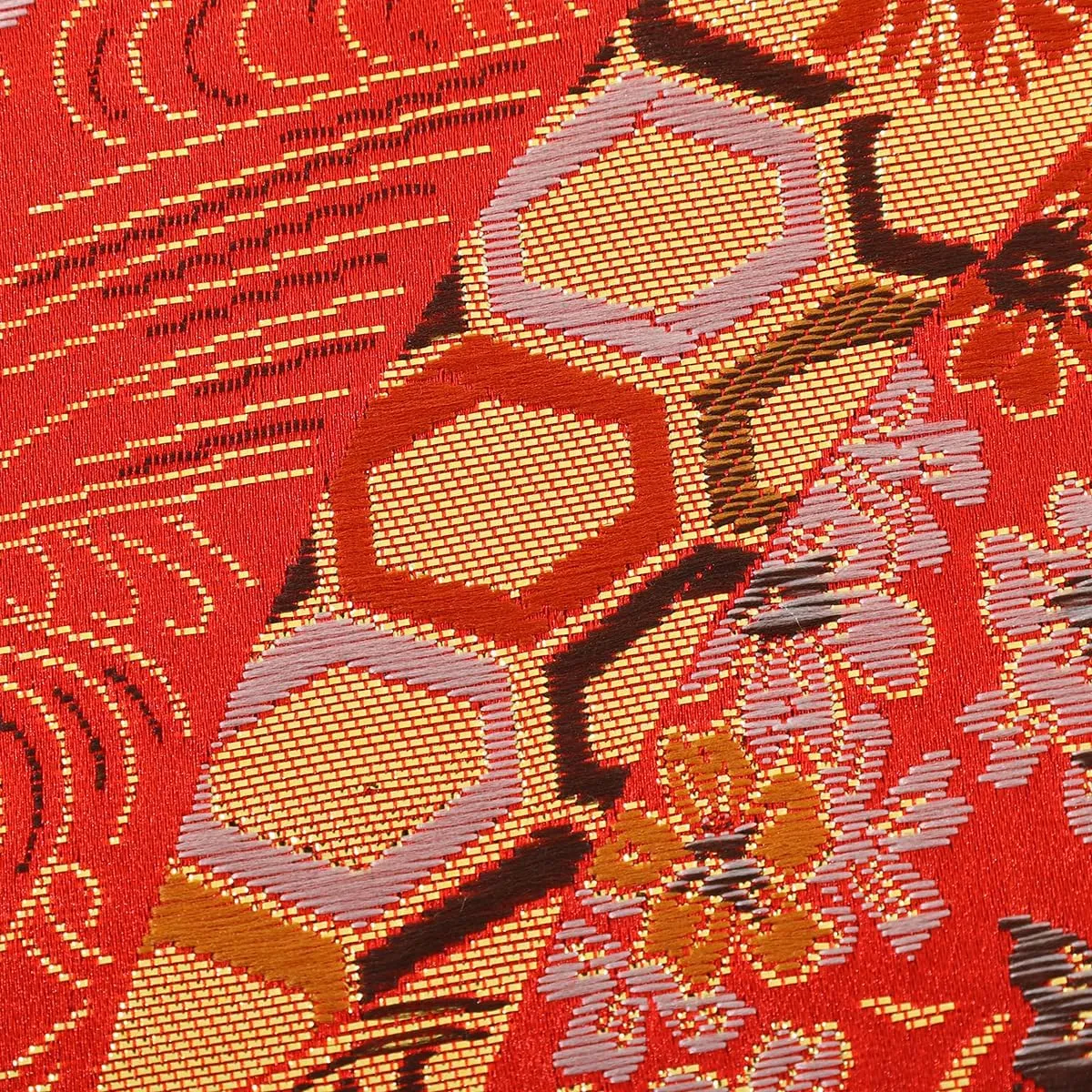 Women's Japanese Kimono Taikoor Box Knot Obi Belt 4 Pcs Vintage Jacquard Cotton Waistband Yukata Robe Accessories