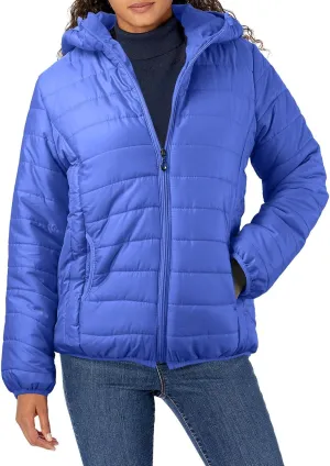 Womens Lightweight Parkas Windproof Slim Fit Solid Long Sleeve Down Jacket Short Bomber Hooded Winter Puffer Jackets