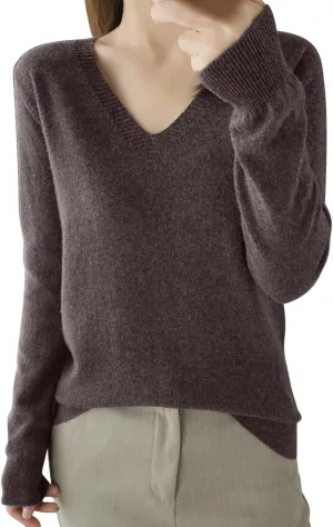 Womens Long Sleeve Sweaters V Neck Business Casual Tops Lightweight Crochet Long Sleeve Sweaters Outfits Clothes