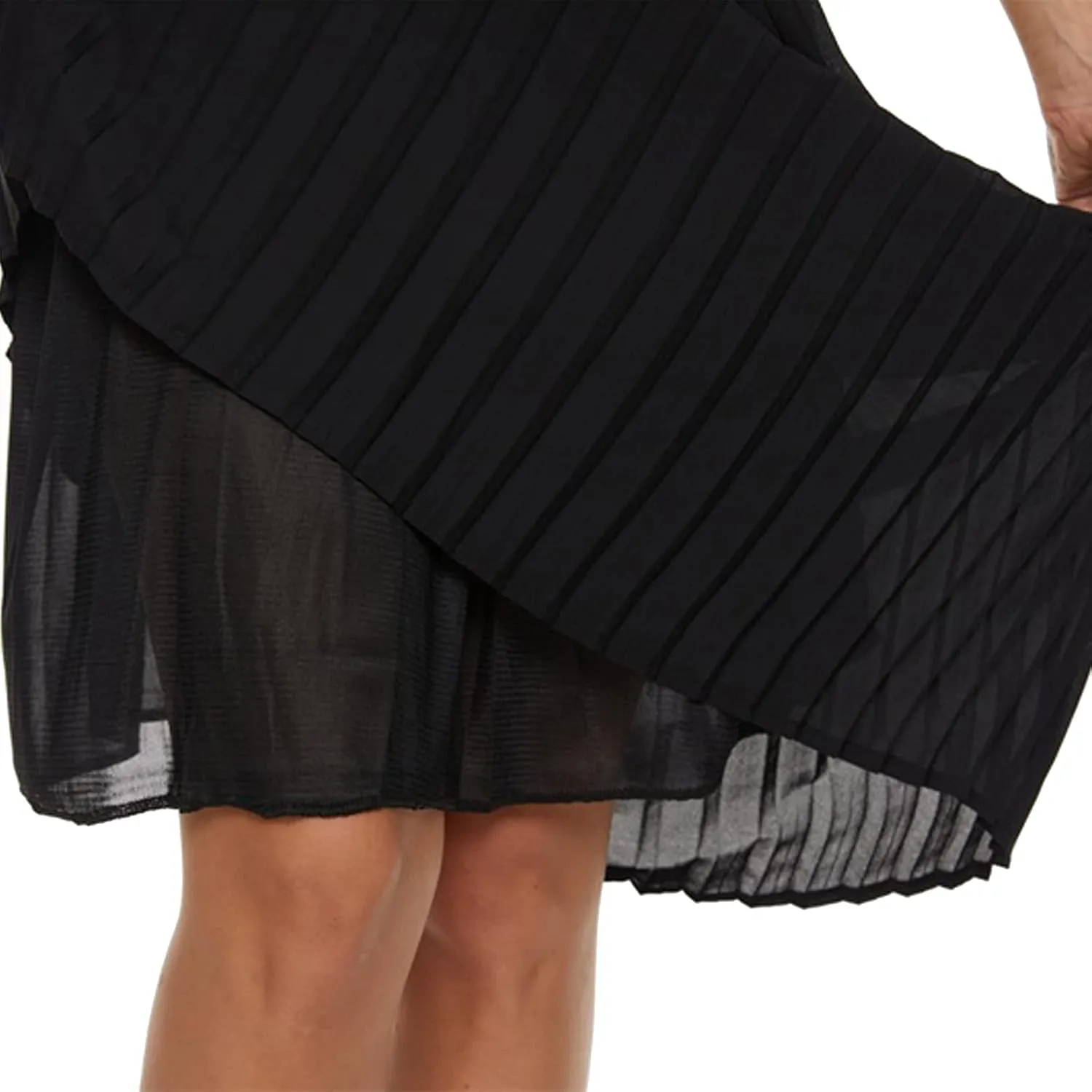 Womens Pleated Midi Skirt,High Waist Swing Boho Pleated Skirt Casual Chiffon Elastic A-line Long Skirts