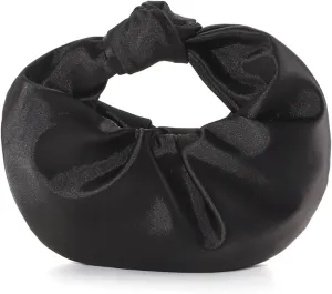 Womens Satin Evening Bag Clutch Purse Dumpling Handbag for Women Wedding for Formal Cocktail Party