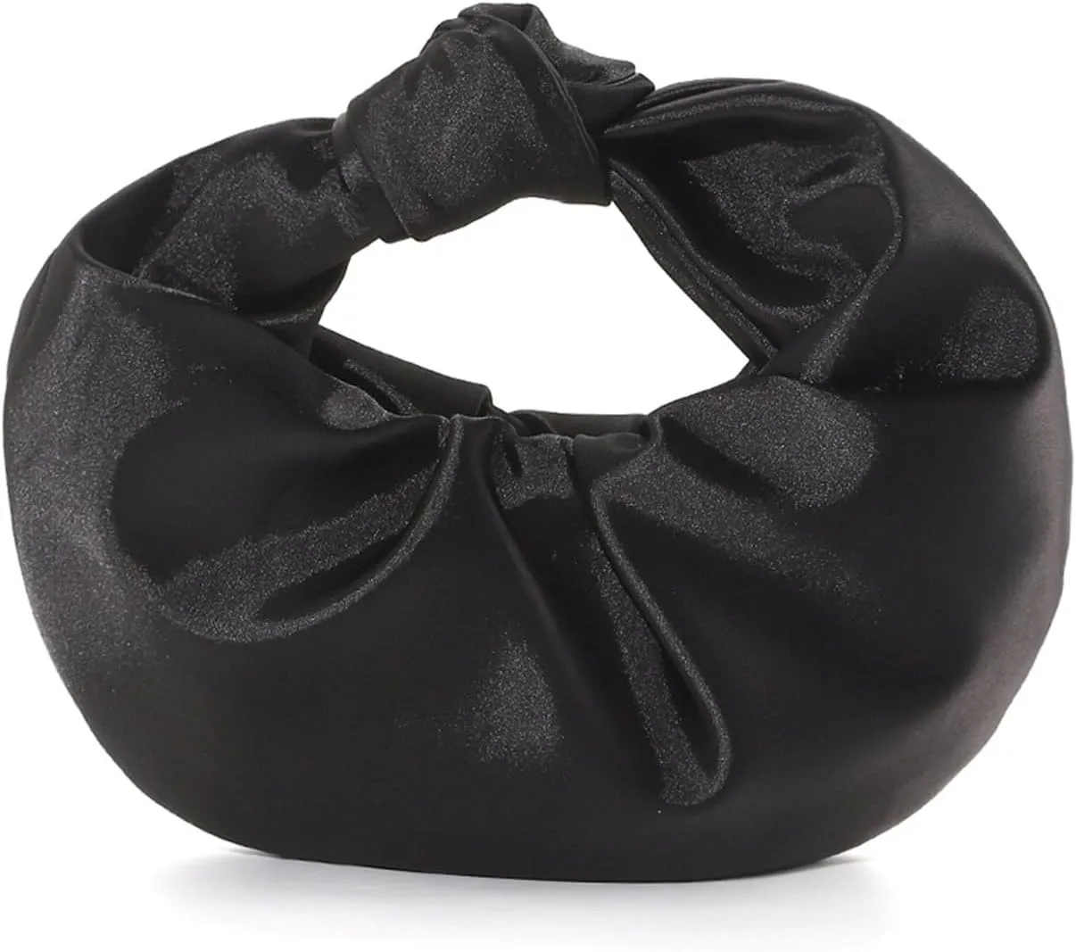 Womens Satin Evening Bag Clutch Purse Dumpling Handbag for Women Wedding for Formal Cocktail Party