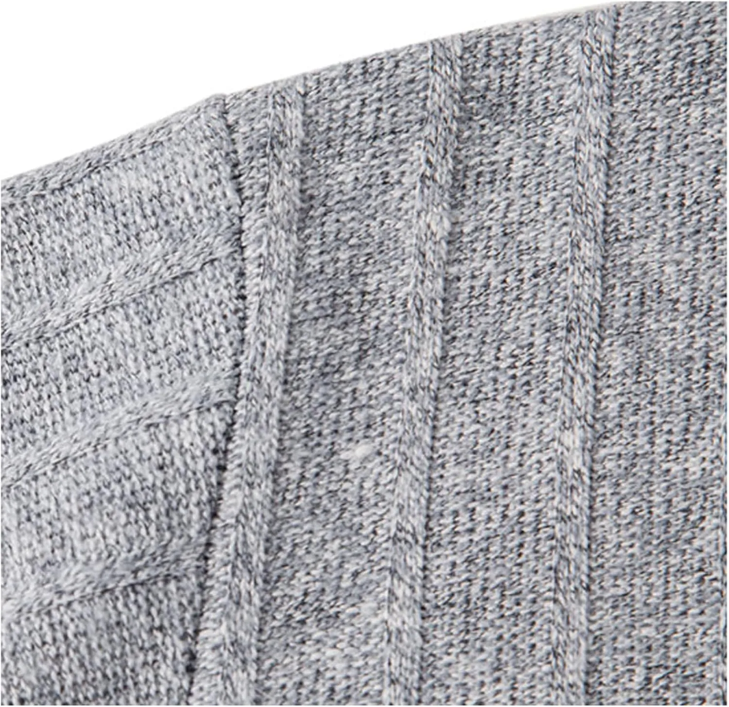 XinYangNi Men's Sweaters Full Zip Slim Thick Knitted Cardigan Sweaters Jacket with Pockets