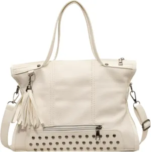 Y2k Satchel Women Studded Purse Vintage Leather Tote Bags Large Crossbody Bag