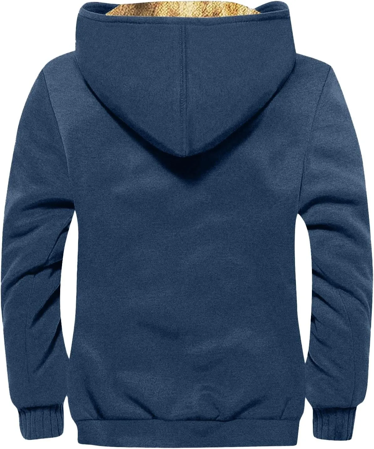 Ymosrh Men's Hoodies Novelty Zip Up Hoodies Long Sleeve Casual Sweatshirt With Pocket Graphic Hoodies, S-4XL