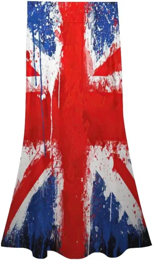 Zakqeik Women's Summer High Waisted Long Skirt Jamaica Flag Dress for Girls Cute Skirts