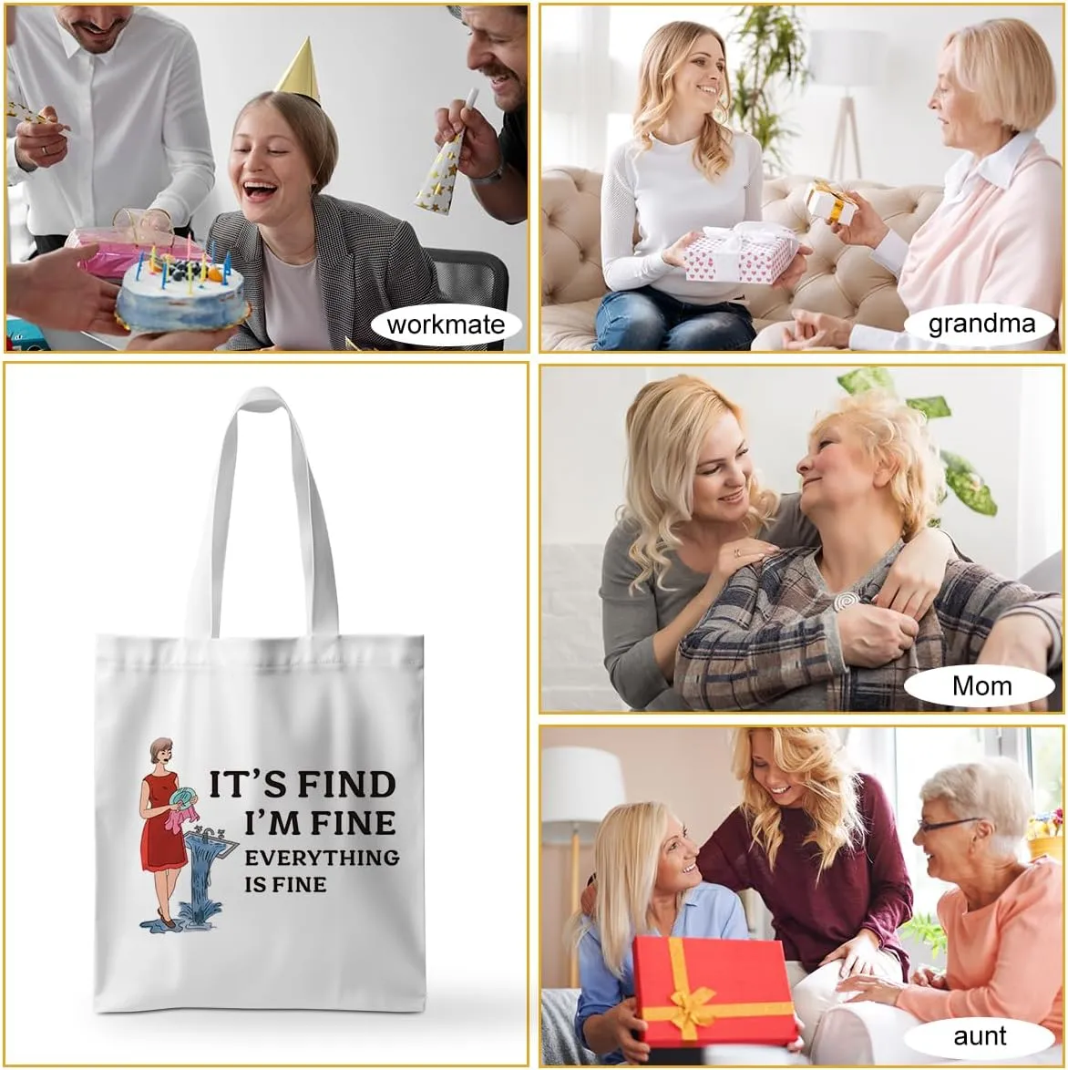 ZHAMEN Speech Therapy Tote Bag - SLP Gifts for Pathologist, Women, Teacher, Speech Therapist