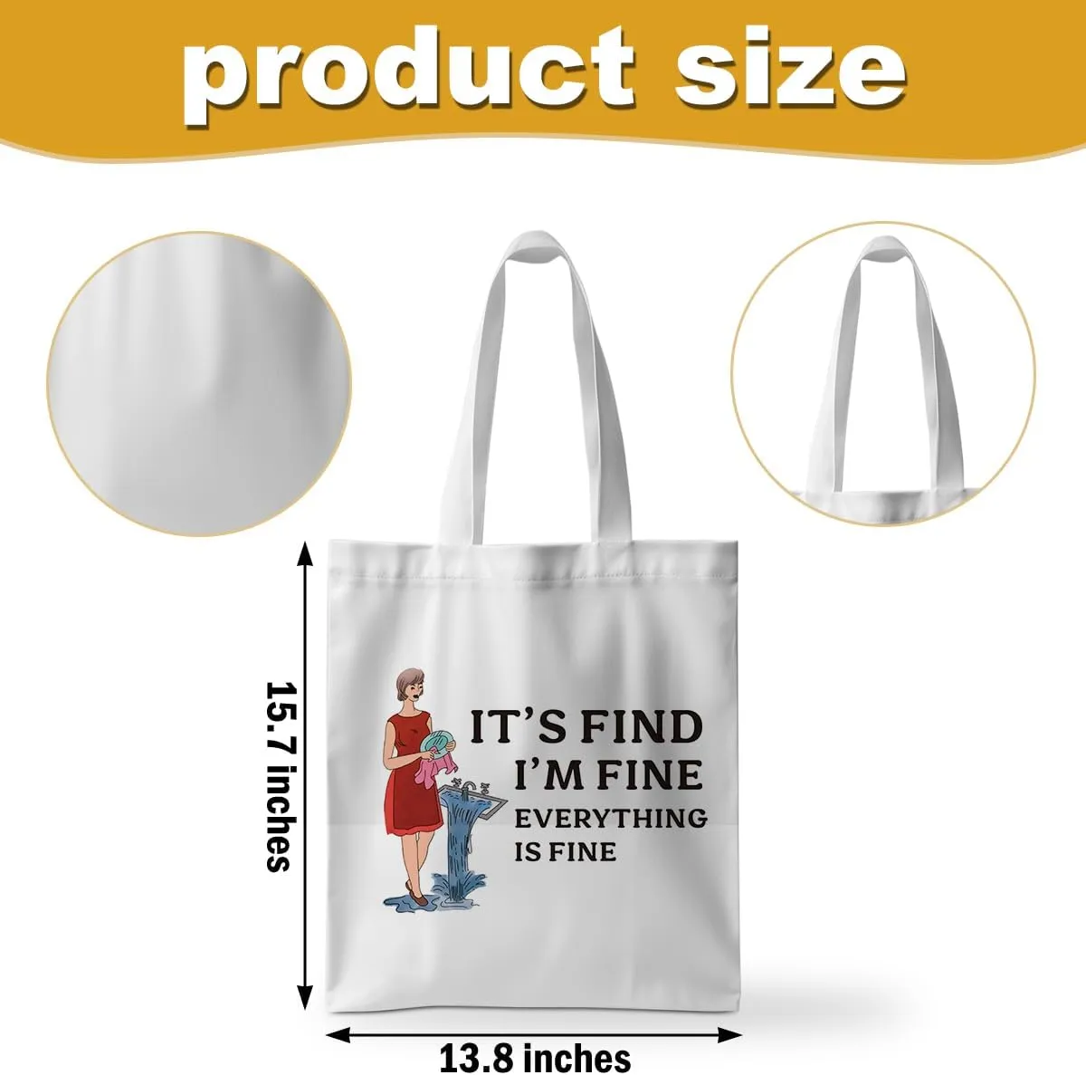ZHAMEN Speech Therapy Tote Bag - SLP Gifts for Pathologist, Women, Teacher, Speech Therapist