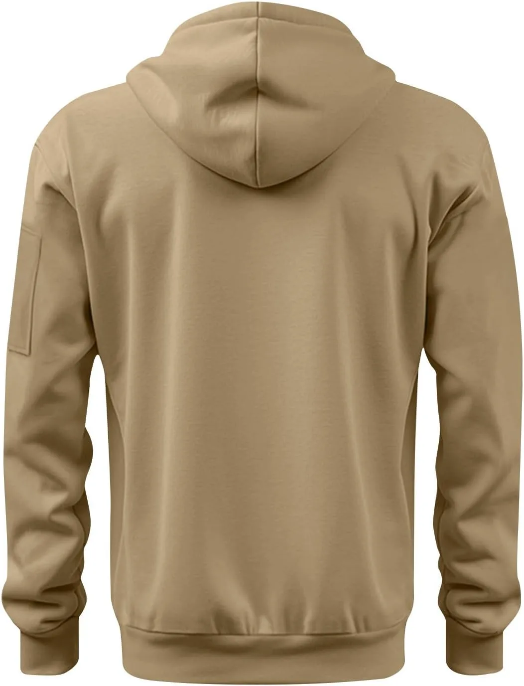 Zip Up Hoodie Men Hooded Tactical Jacket Work Tactical Winter Jackets Lightweight Zipper Jacket with Multi Pockets