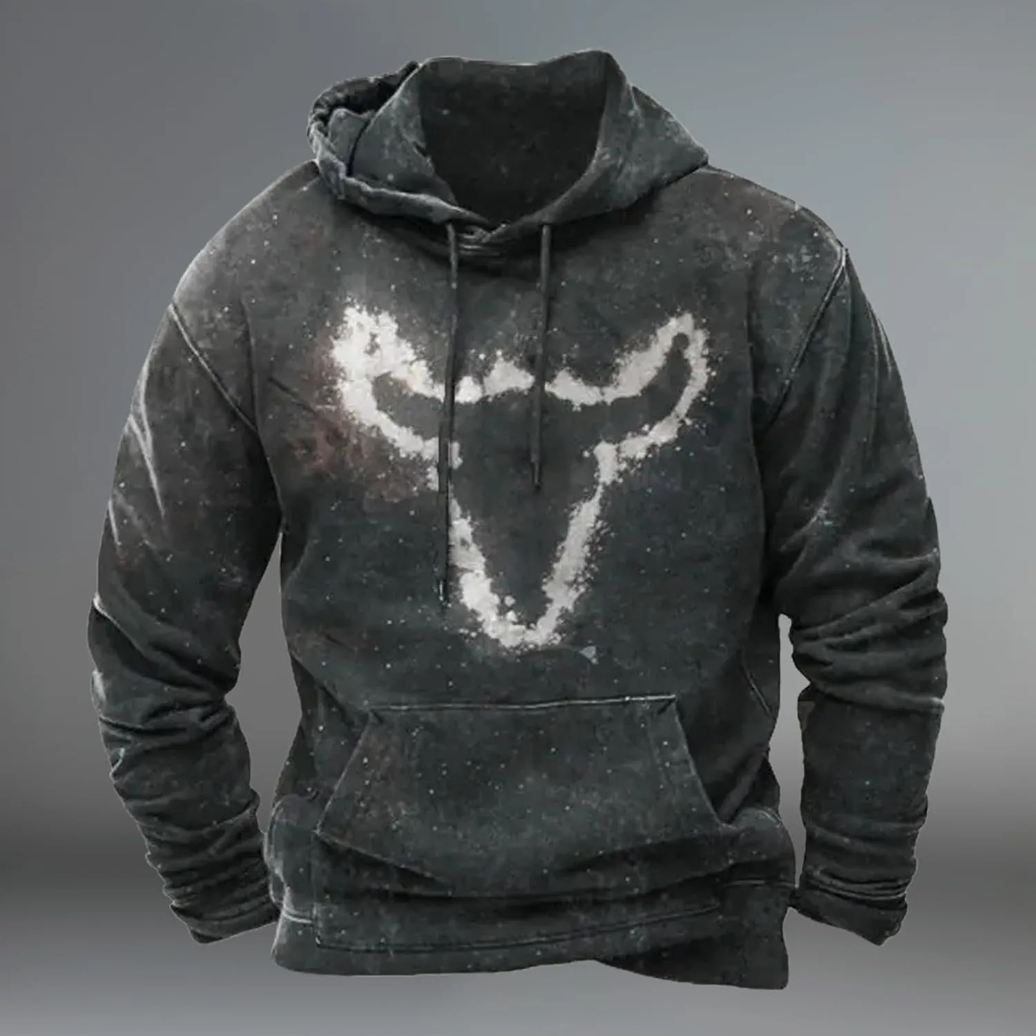 Zip Up Hoodie Men Winter Vintage Long Sleeve Hoodie Half Zipper Hooded Sweatshirt Top Workwear Multi Pocket Men Men
