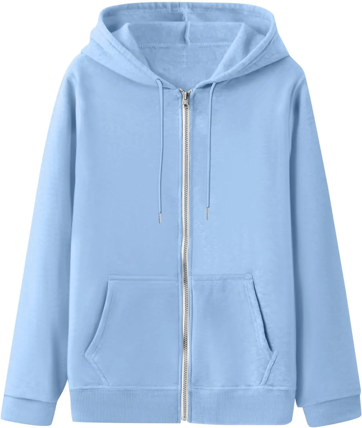 Zip Up Hoodie Women Oversized Y2k Jacket Lightweight Fall Jackets Streetwear Hoodies Long Sleeve Sweatshirts